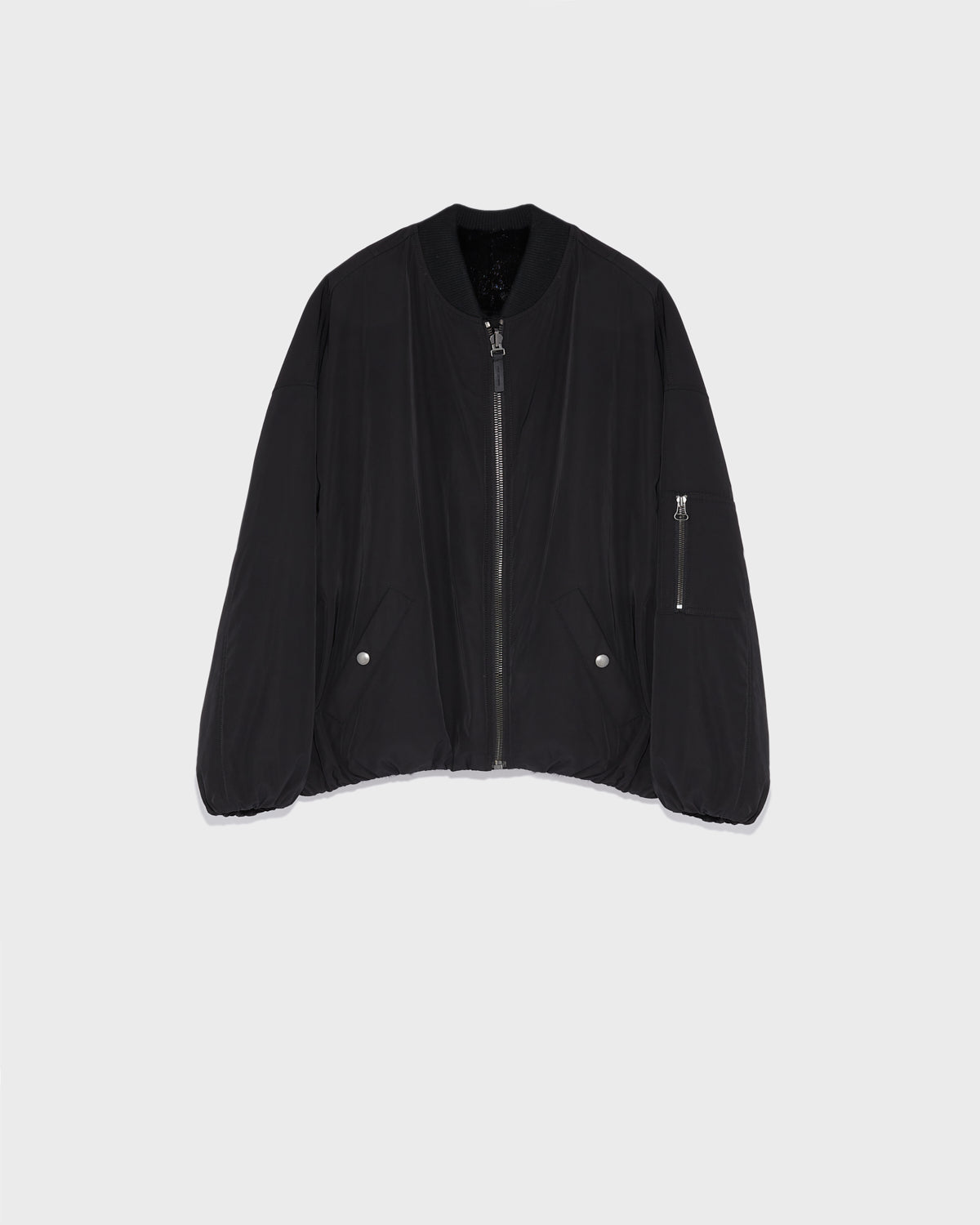 Reversible bomber jacket in water-repellent technical fabric and long-haired mink -Yves Salomon