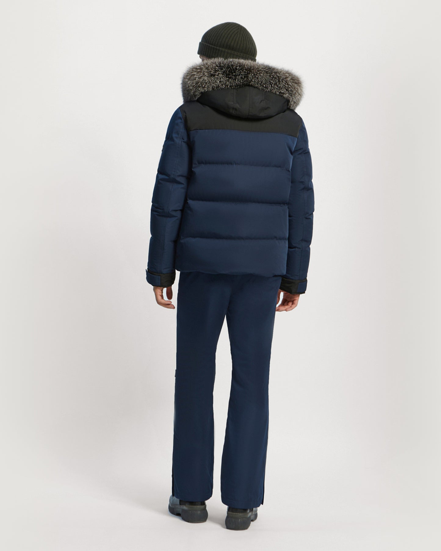 Ski Down Jacket With Fox Fur Trim - YS Mountain