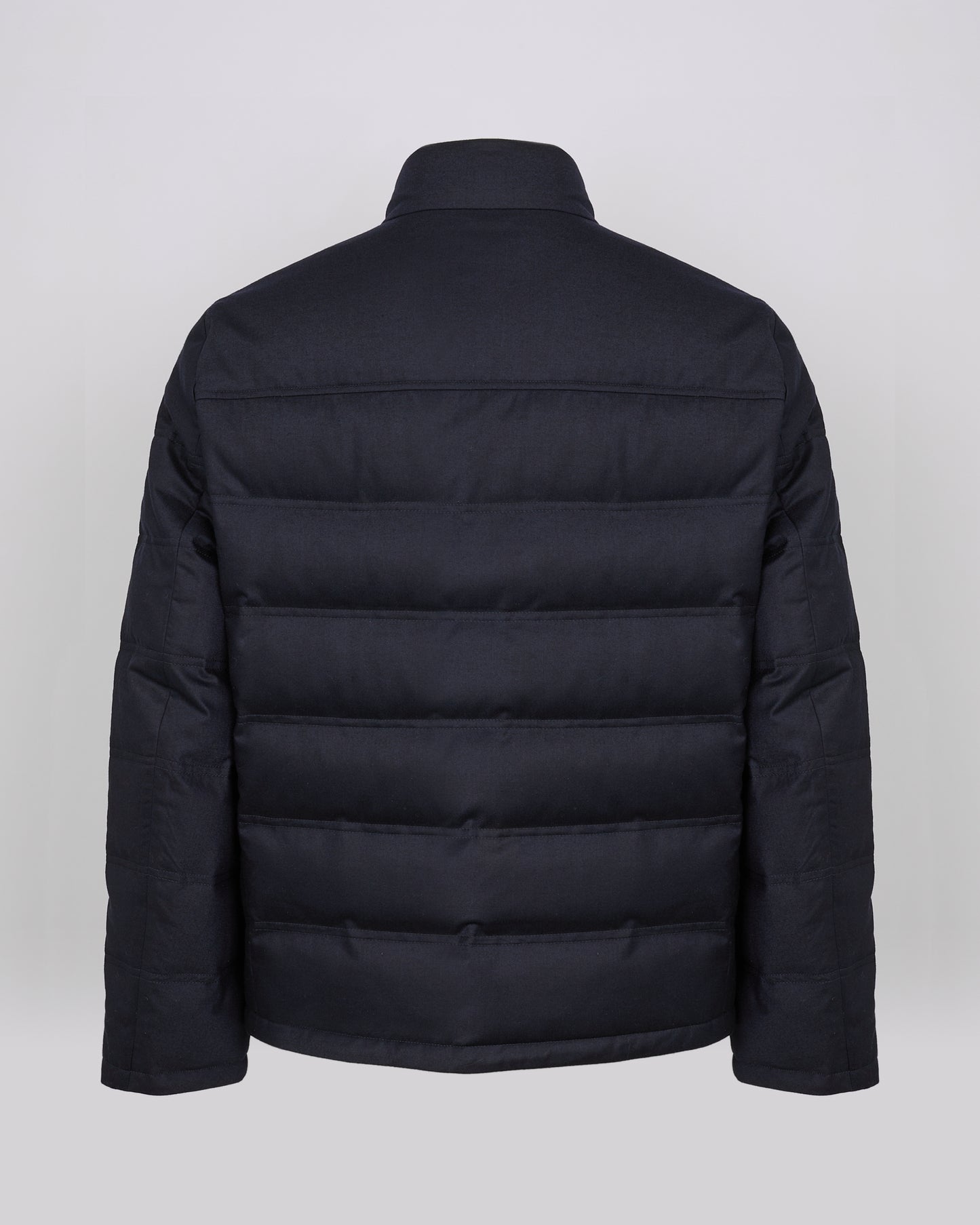 Loro Piana wool-silk fabric down jacket