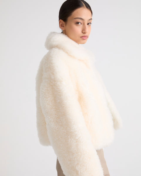 Curl Faux Fur Coat maison special