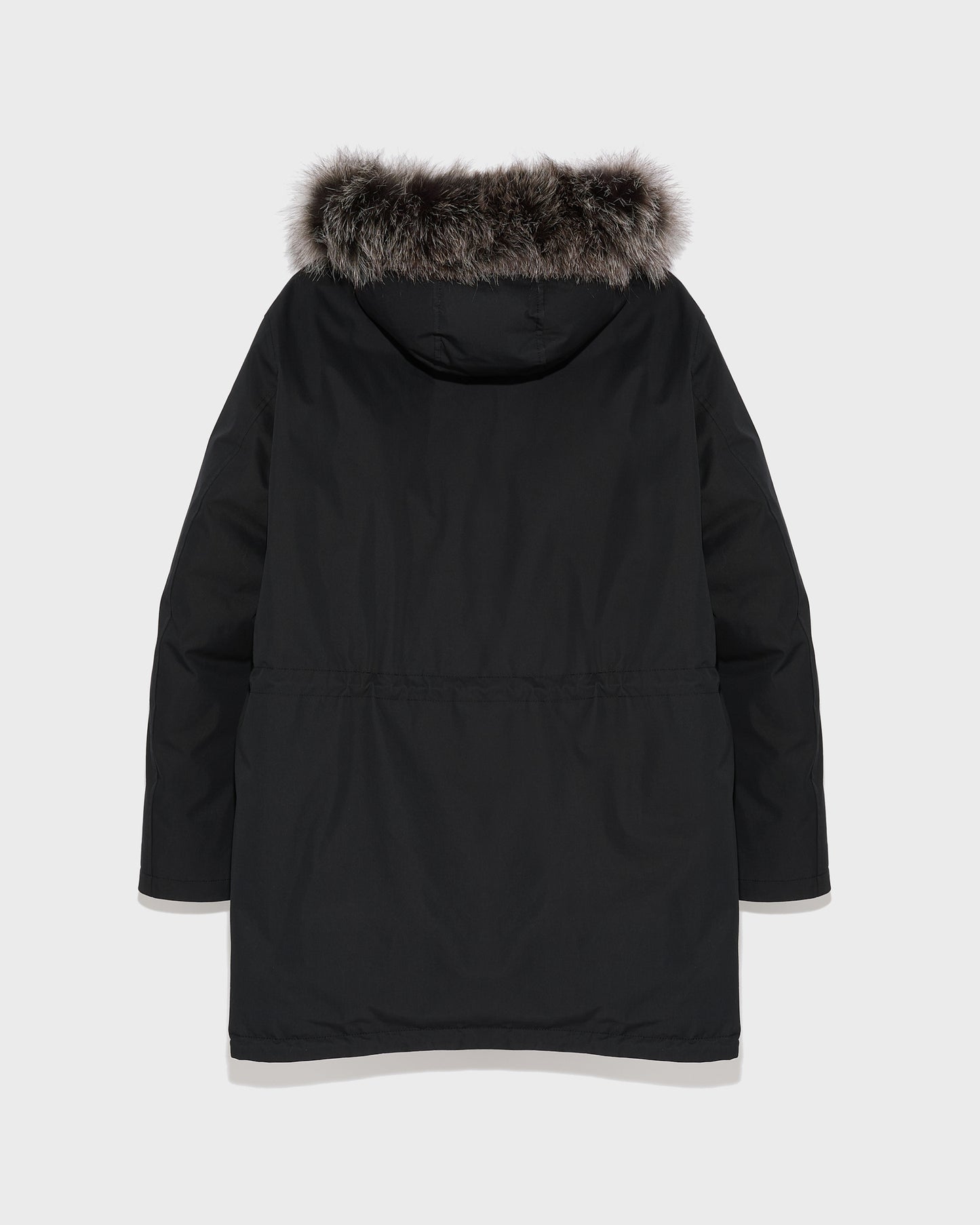 Waterproof cotton-blend iconic parka with fox fur trim