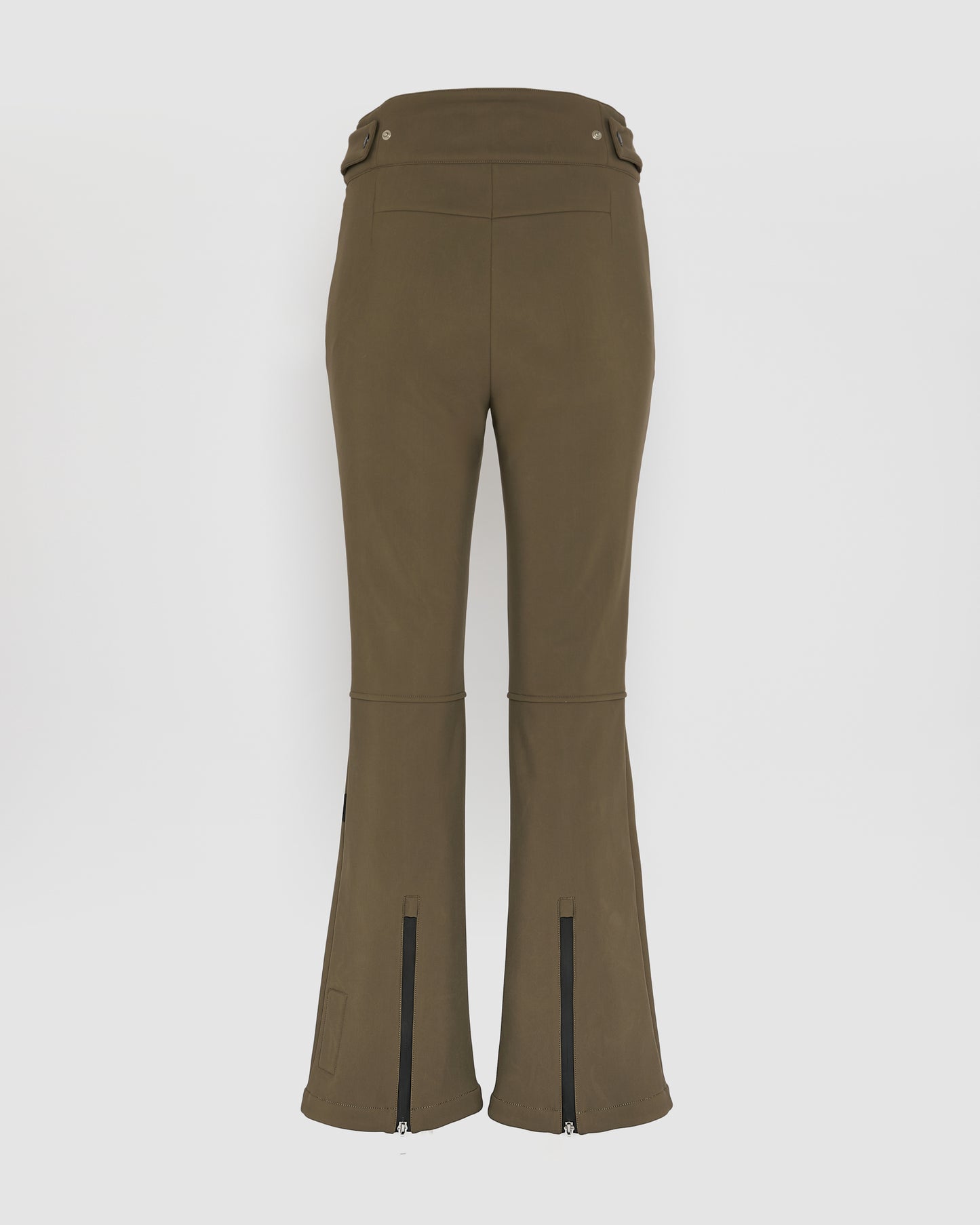 Softshell fabric flared fitted ski trousers -Yves Salomon