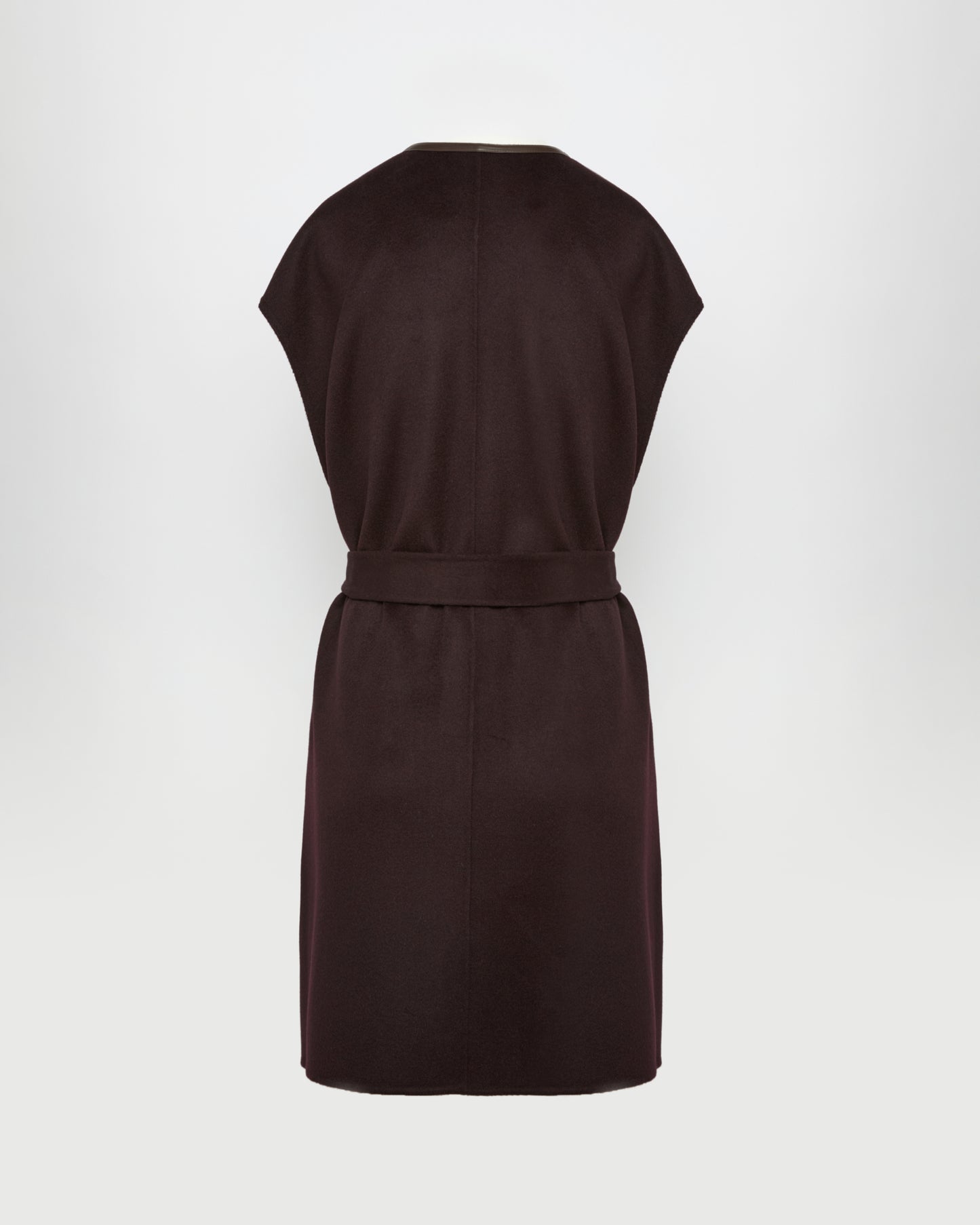 Double-sided cashmere-blend belted cape -Yves Salomon