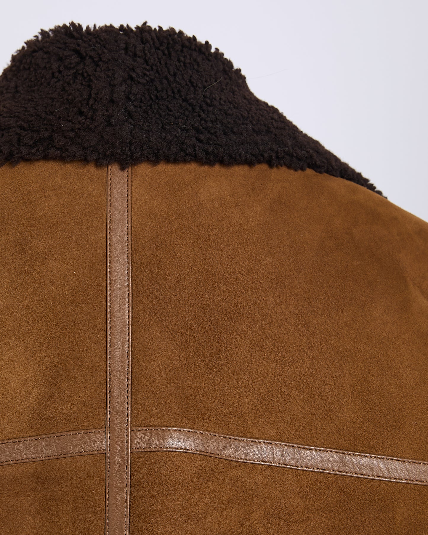 Suede Merino lambskin cropped jacket -Yves Salomon