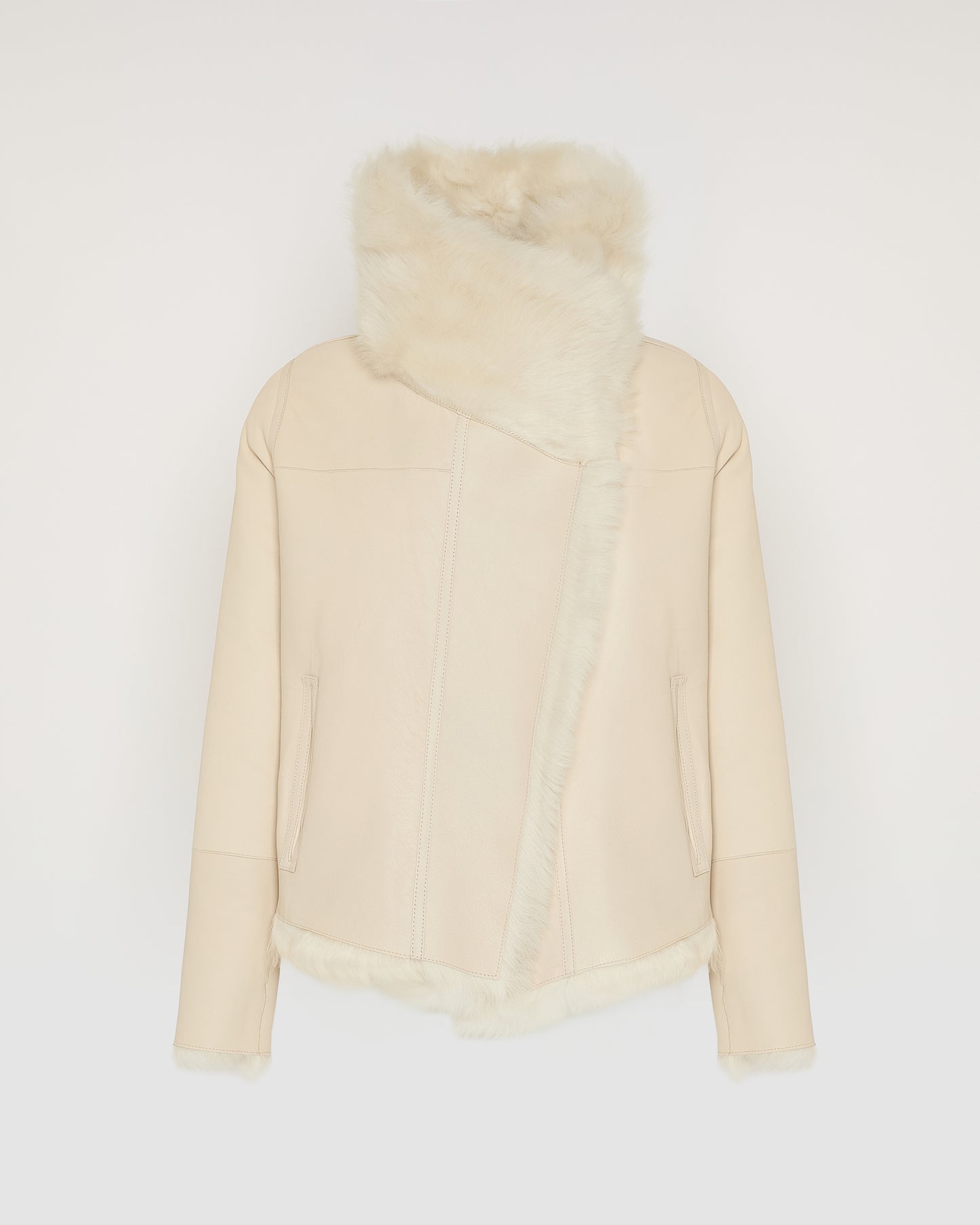 Short jacket in Toscana lambskin -Yves Salomon