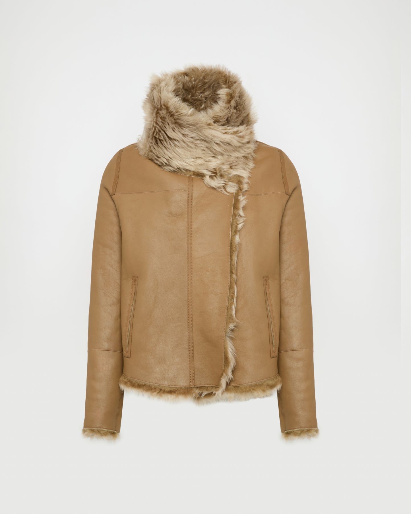 Short jacket in Toscana lambskin -Yves Salomon