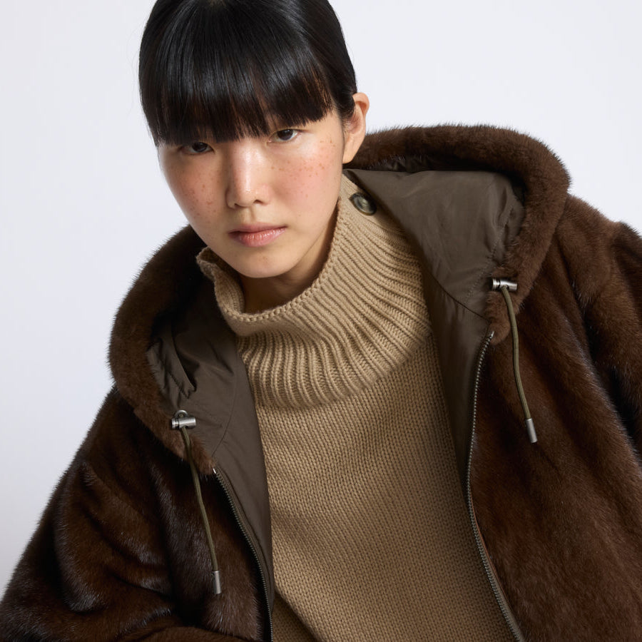 Reversible mink parka - Yves Salomon
