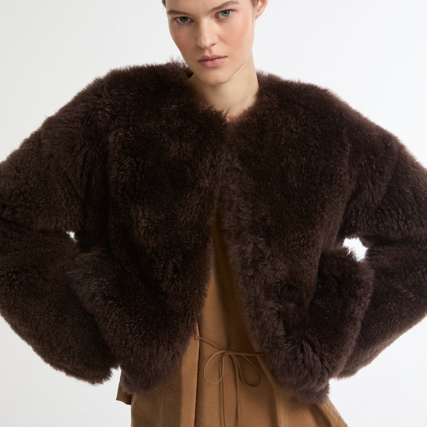 Women's Shearling Jackets- Yves Salomon