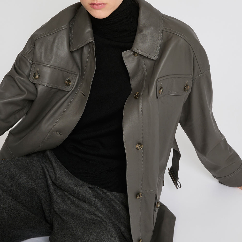 Black Friday | Women's Leather pieces selection - Yves Salomon