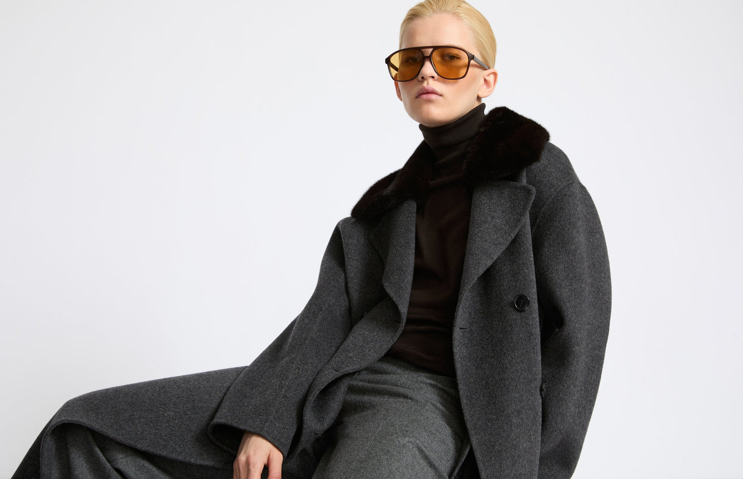 Luxury women coats  - Yves Salomon fall winter collection