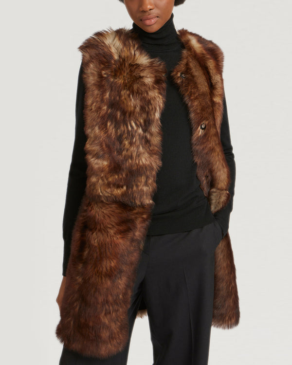Long reversible Toscana lambskin jacket-Yves Salomon-Winter sale & boxing day