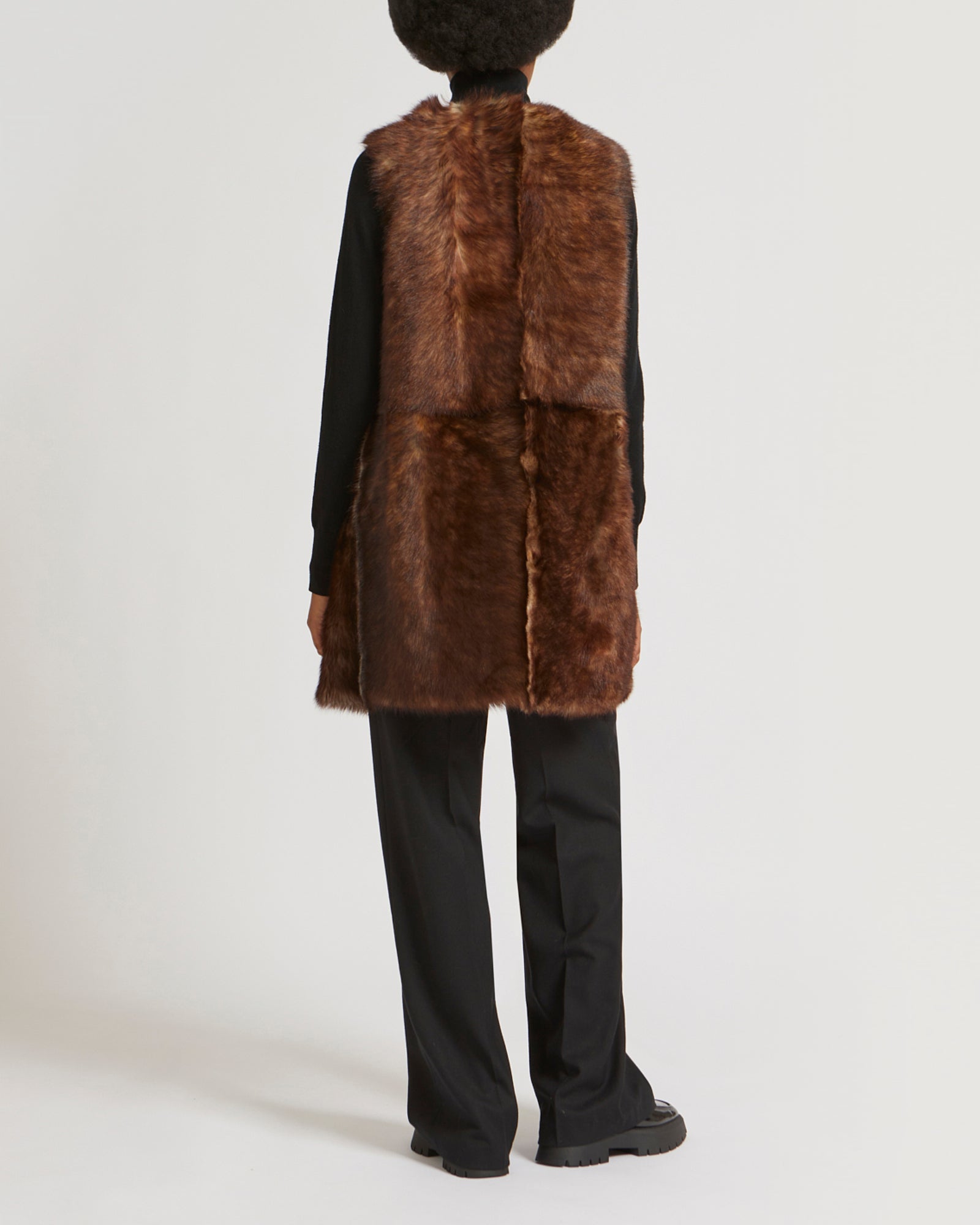 Long reversible Toscana lambskin jacket-Yves Salomon-Winter sale & boxing day