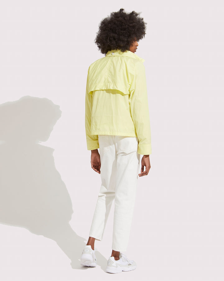 Double garment rain jacket