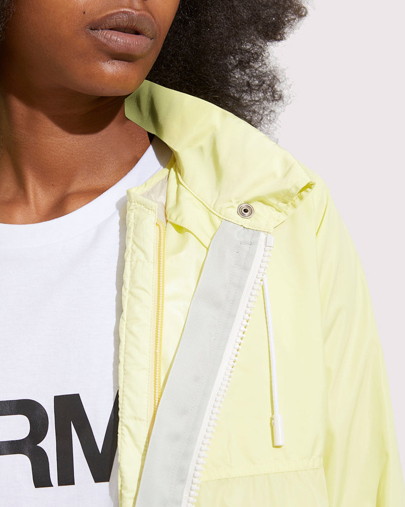 Double garment rain jacket