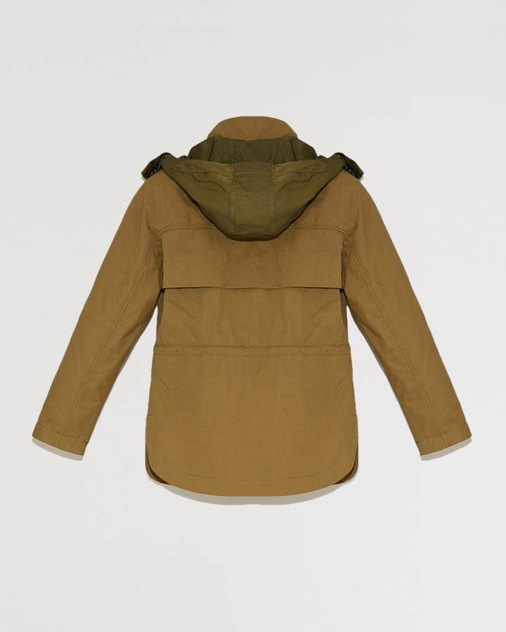 Black Friday 2025- Convertible multi-pocket jacket in cotton and nylon-Yves Salomon-Winter sale & boxing day