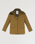 Convertible multi-pocket jacket in cotton and nylon