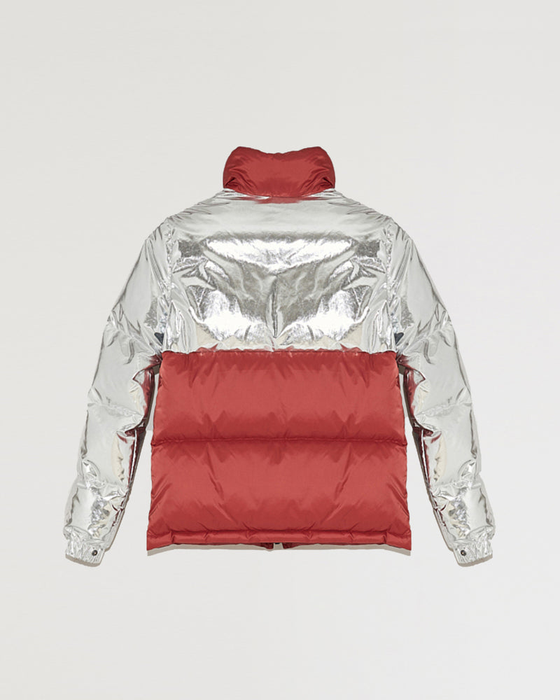 Convertible padded jacket in cotton and nylon-Yves Salomon-Winter sale & boxing day