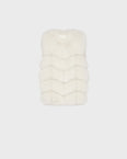 Fox fur gilet