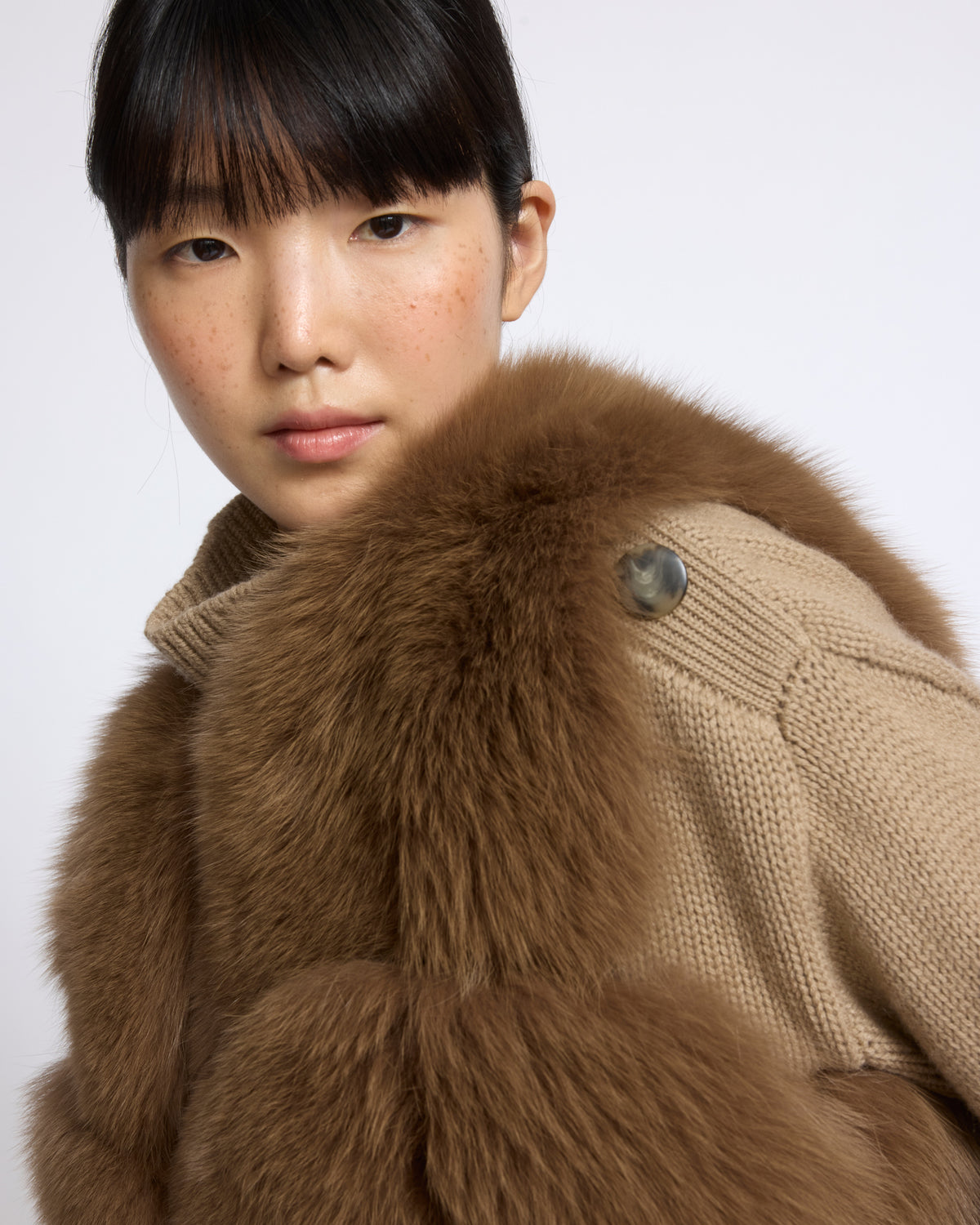 Sleeveless fox fur vest - Yves Salomon - New Fall/Winter Collection
