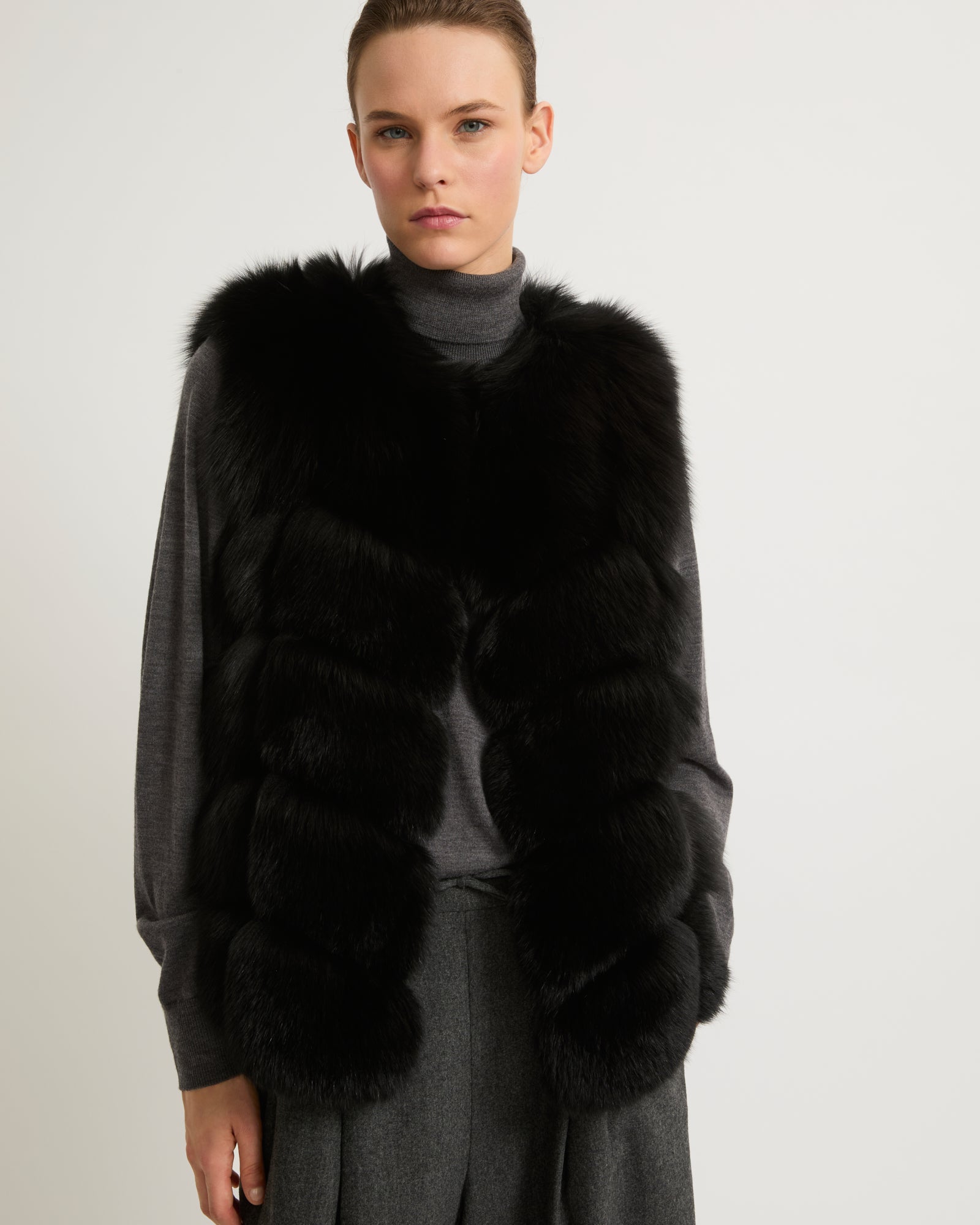 sheller FOX fur step gilet/002