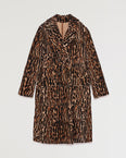 Long coat in lambskin