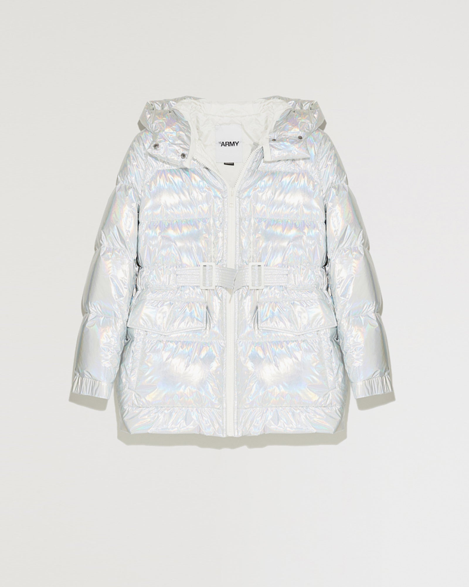 Black Friday 2025- Hooded down jacket in technical fabric-Yves Salomon-Winter sale & boxing day