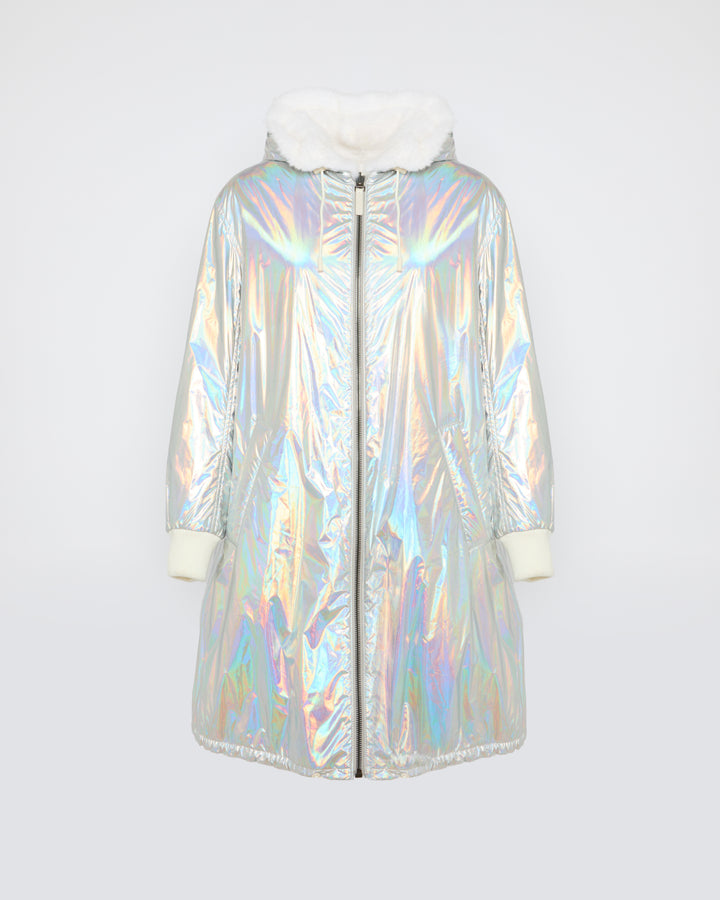 Black Friday 2025- Coat with metallic finish