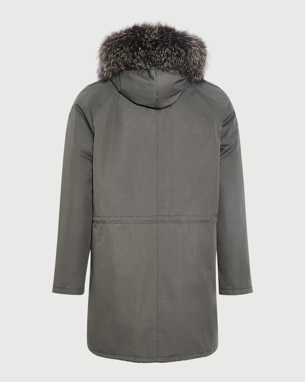 Iconic parka in technical cotton with fox and rabbit fur - Yves Salomon - New Fall Winter Collection