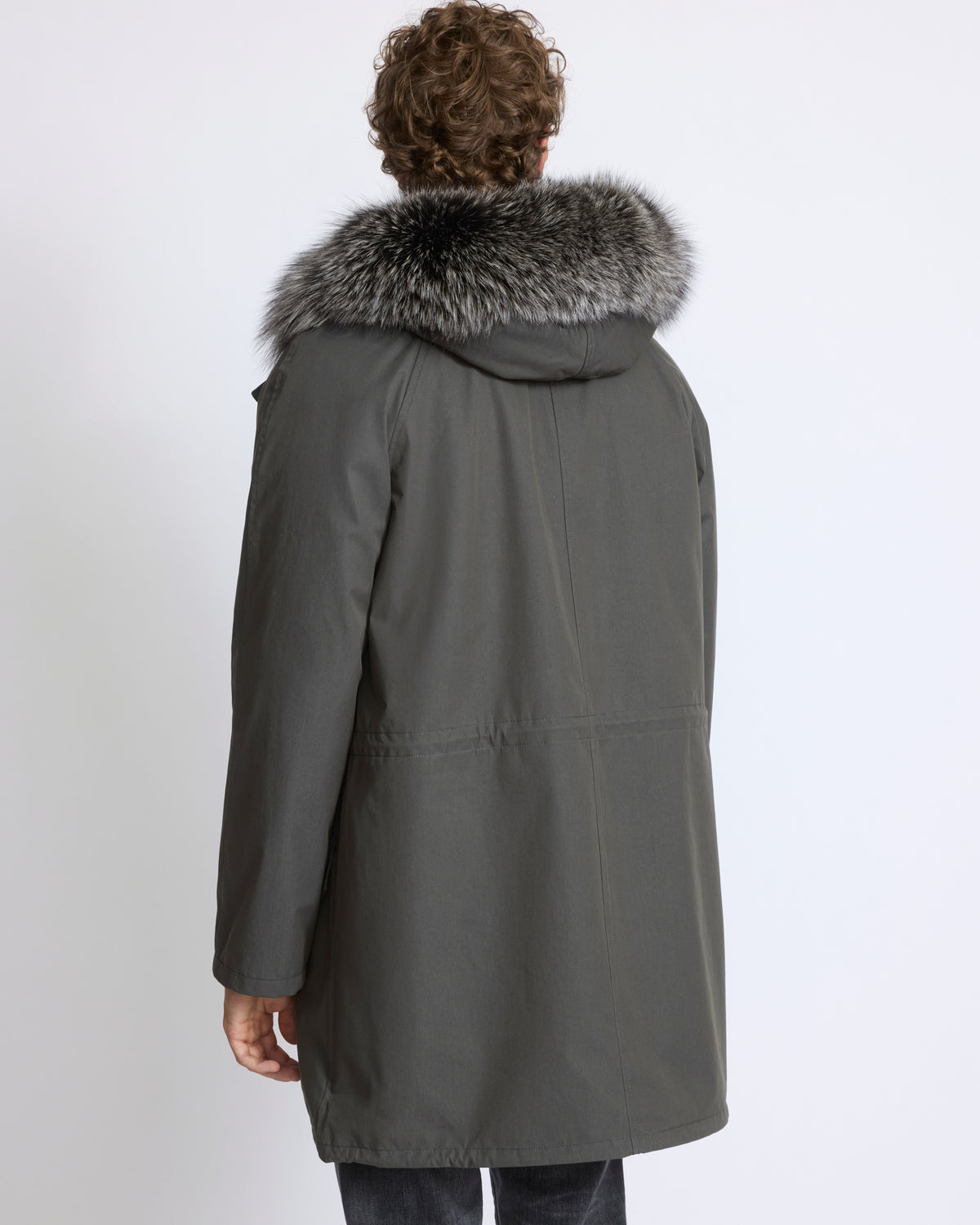 Iconic parka in technical cotton with fox and rabbit fur - Yves Salomon - New Fall/Winter Collection