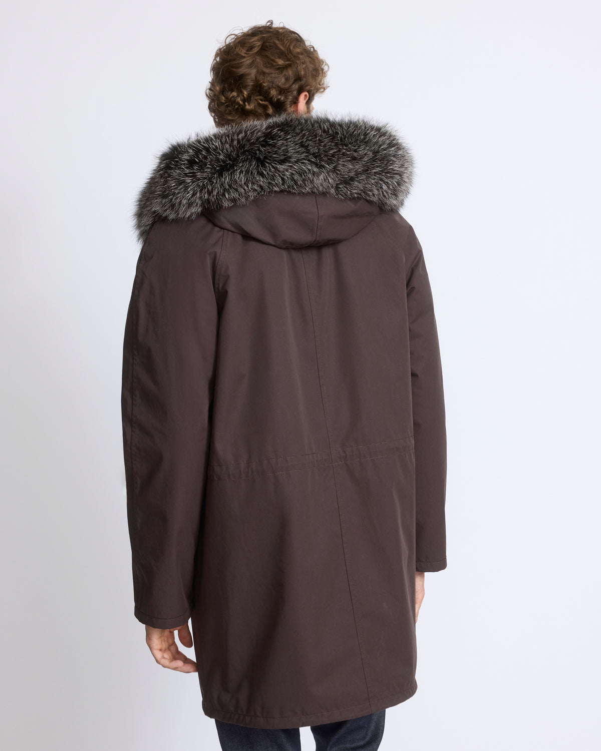 Iconic parka in technical cotton with fox and rabbit fur - Yves Salomon - New Fall/Winter Collection