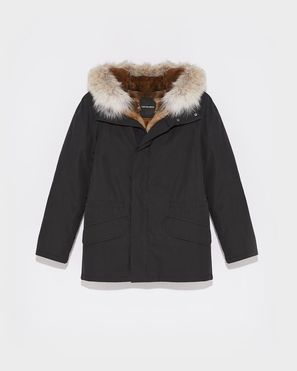 Short Iconic parka with fur hood