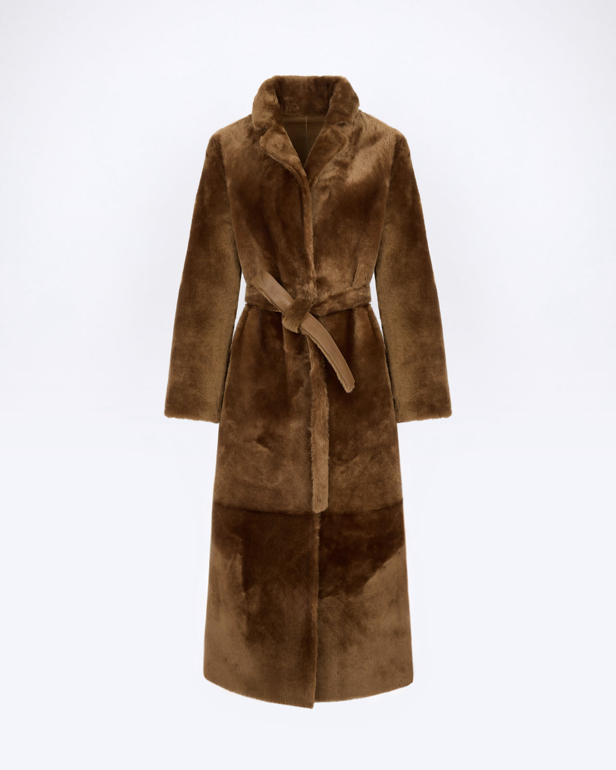 Long reversible lambskin shearling coat - Yves Salomon - New Fall/Winter Collection
