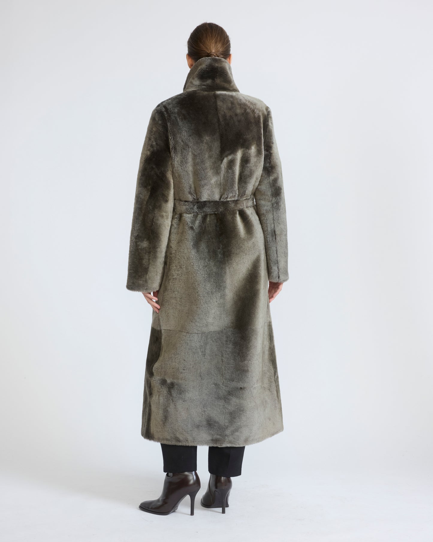 Long reversible lambskin shearling coat - Yves Salomon - New Fall/Winter Collection