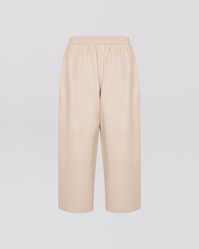 Culottes in fine lamb leather