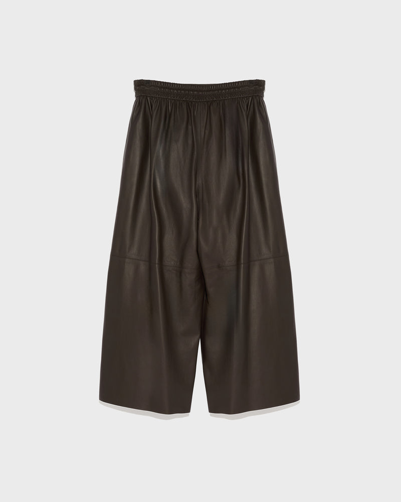 Culottes in fine lamb leather