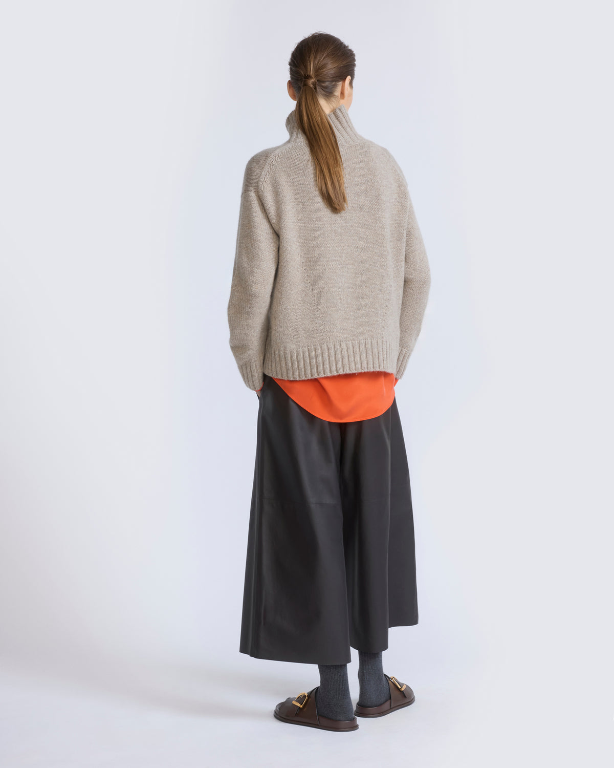 Culottes in fine lamb leather - Yves Salomon - New Fall/Winter Collection