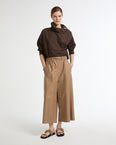 Culottes in fine lamb leather
