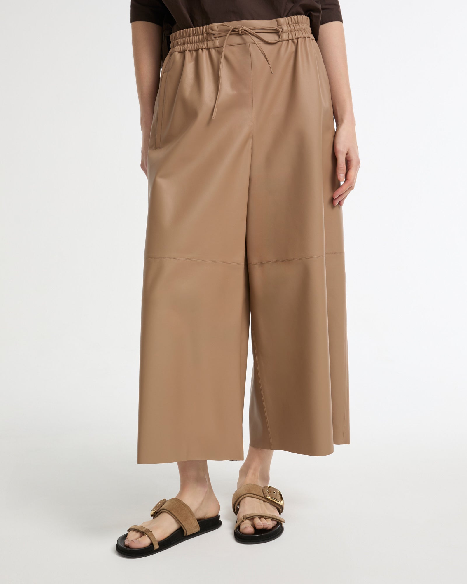 Culottes in fine lamb leather -Yves Salomon - New spring summer collection
