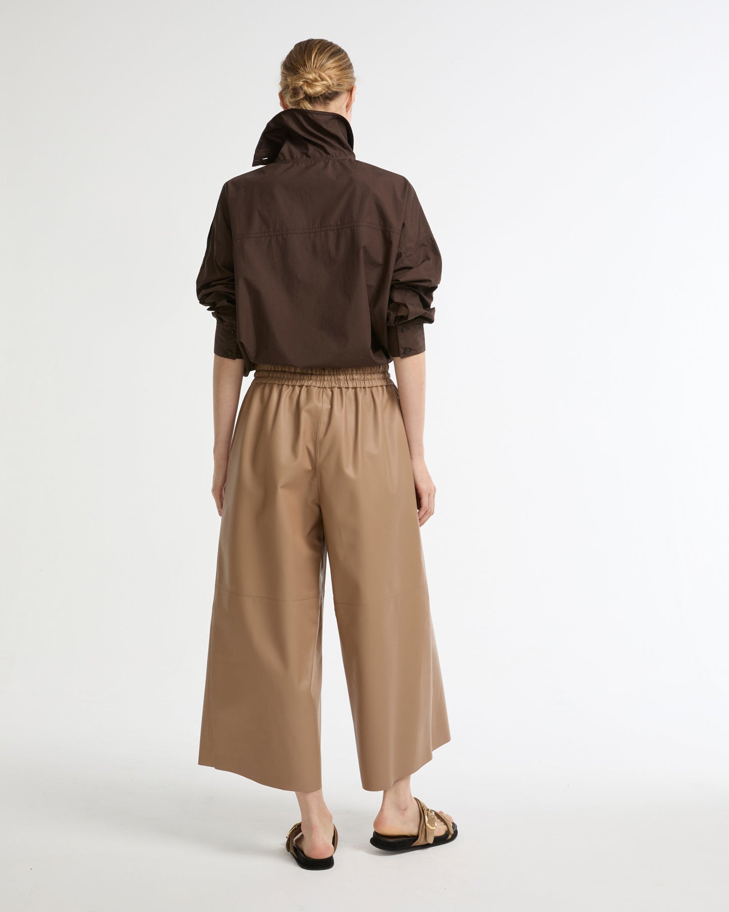 Culottes in fine lamb leather -Yves Salomon - New spring summer collection