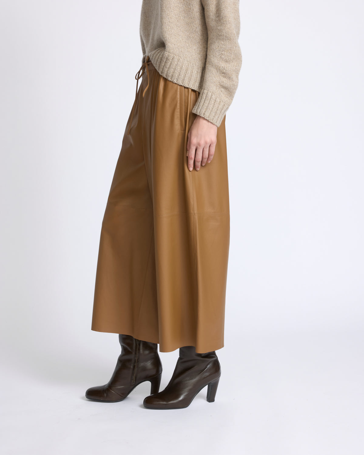 Culottes in fine lamb leather - Yves Salomon - New Fall/Winter Collection