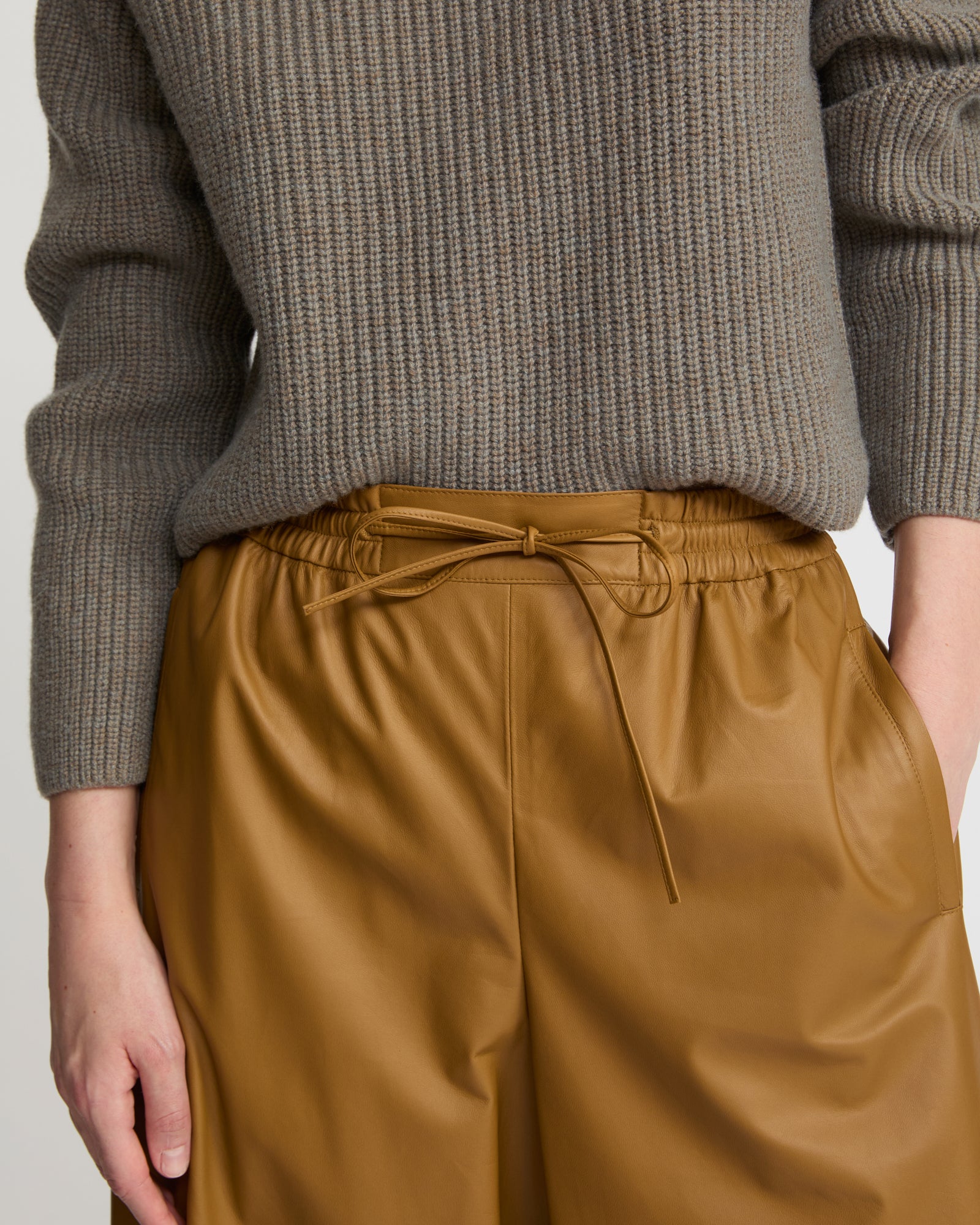 Culottes in fine lamb leather -Yves Salomon