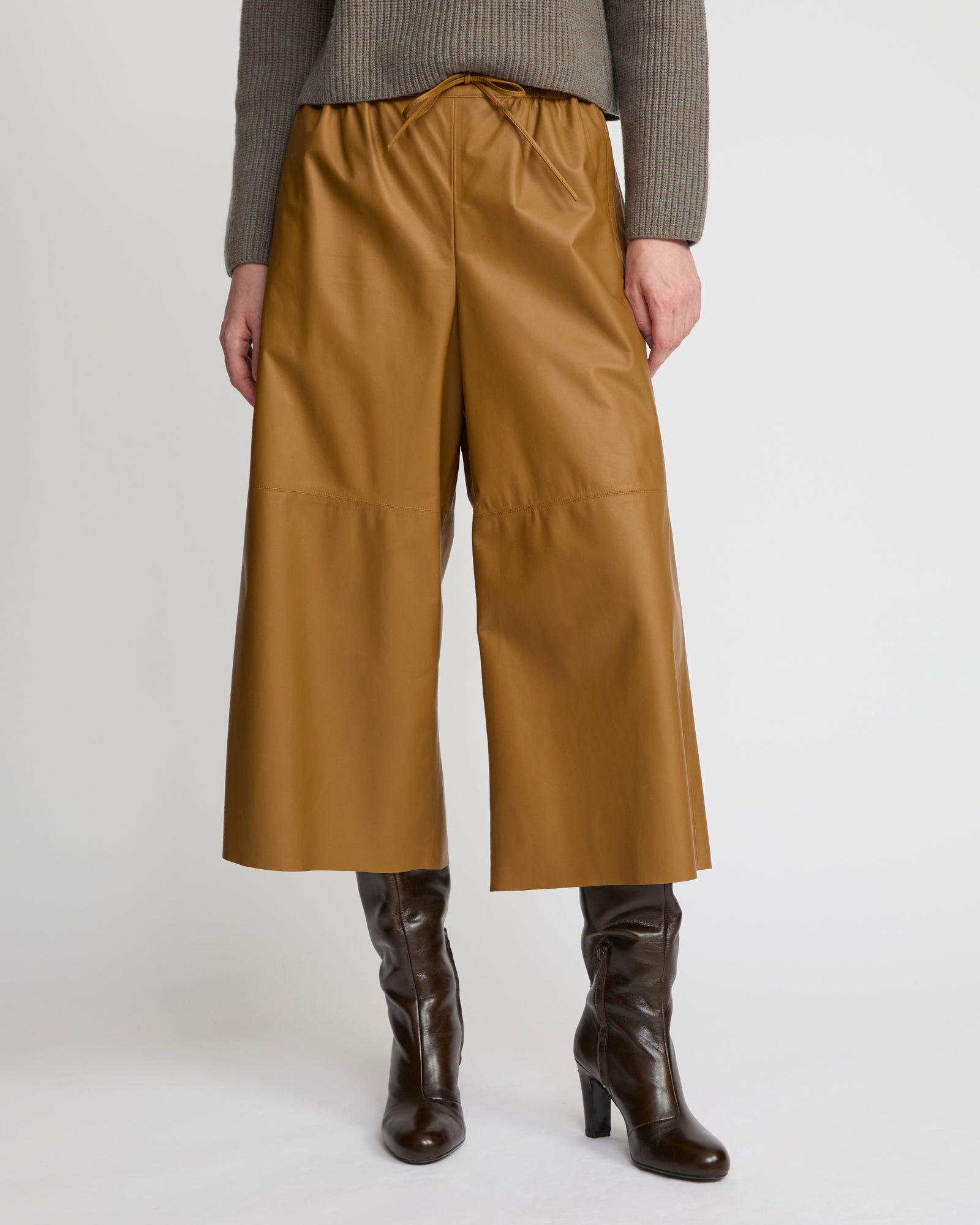 Culottes in fine lamb leather -Yves Salomon