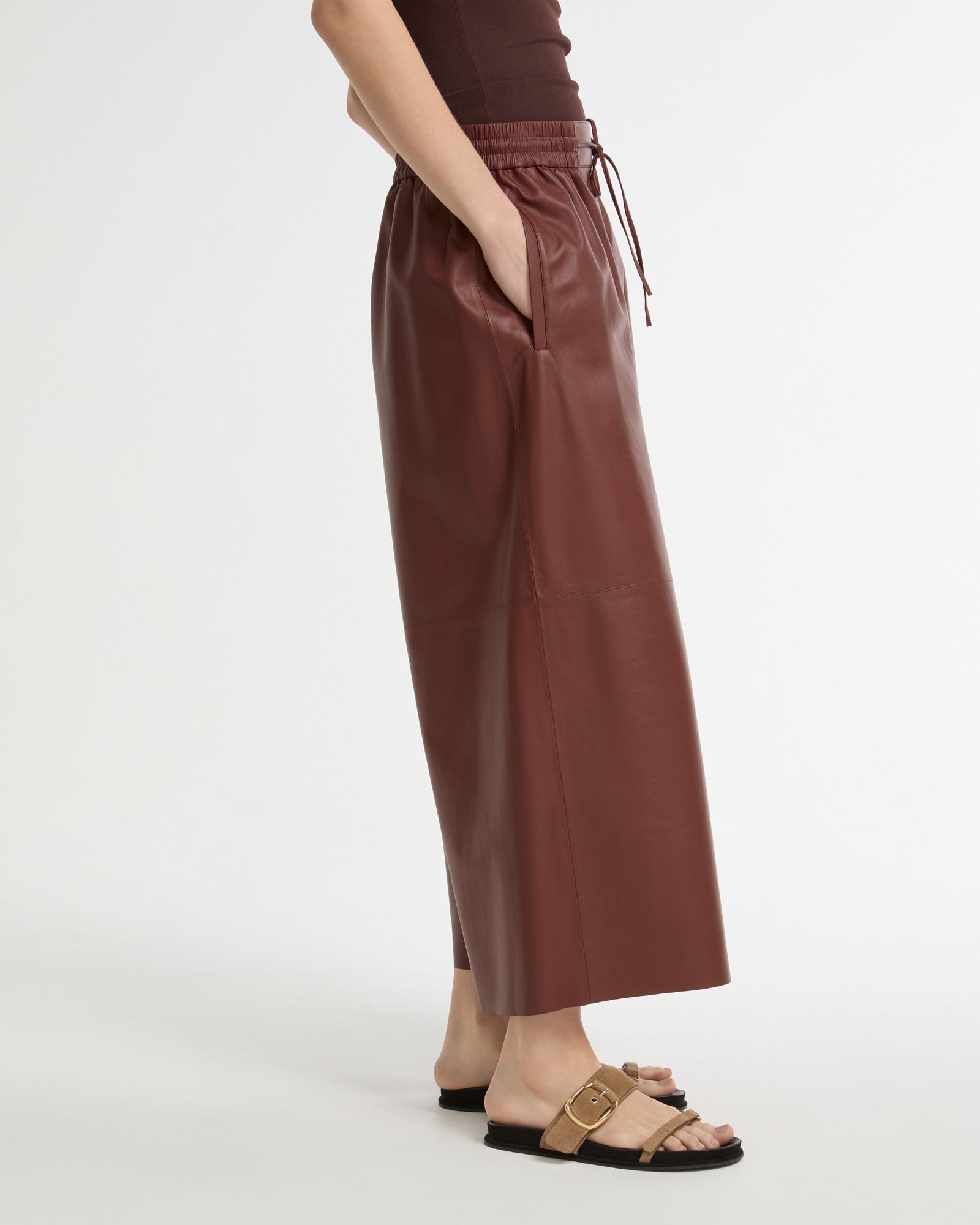 Culottes in fine lamb leather -Yves Salomon - New spring summer collection
