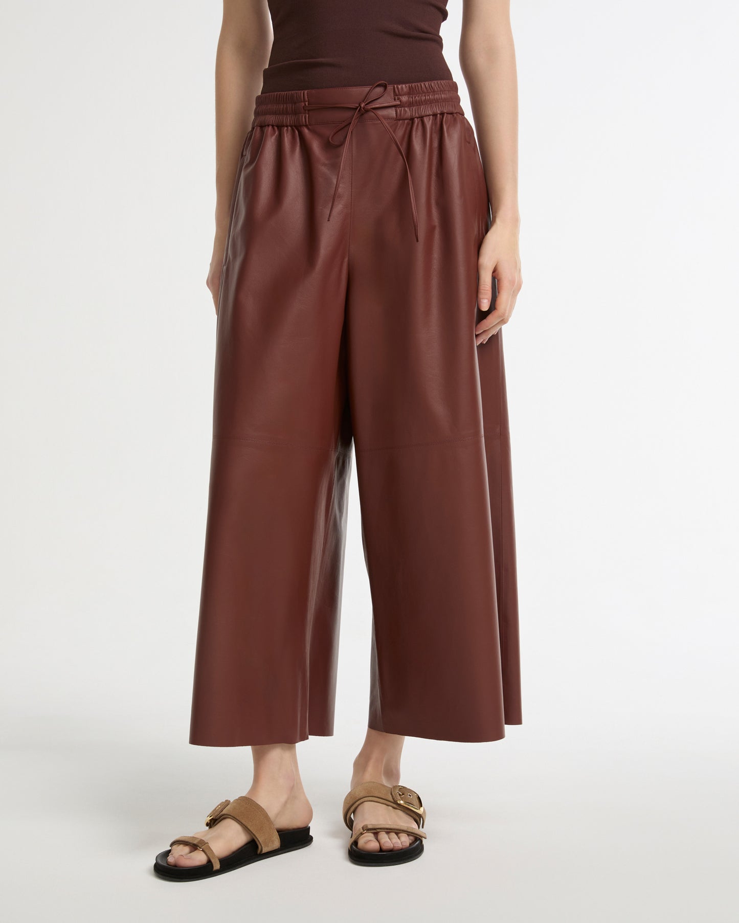 Culottes in fine lamb leather -Yves Salomon - New spring summer collection