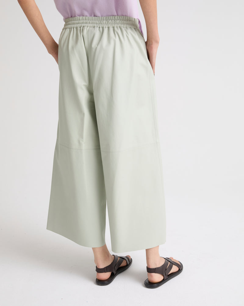 Culottes in fine lamb leather