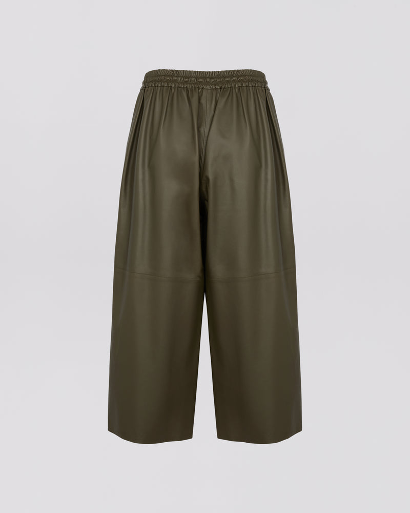 Culottes in fine lamb leather