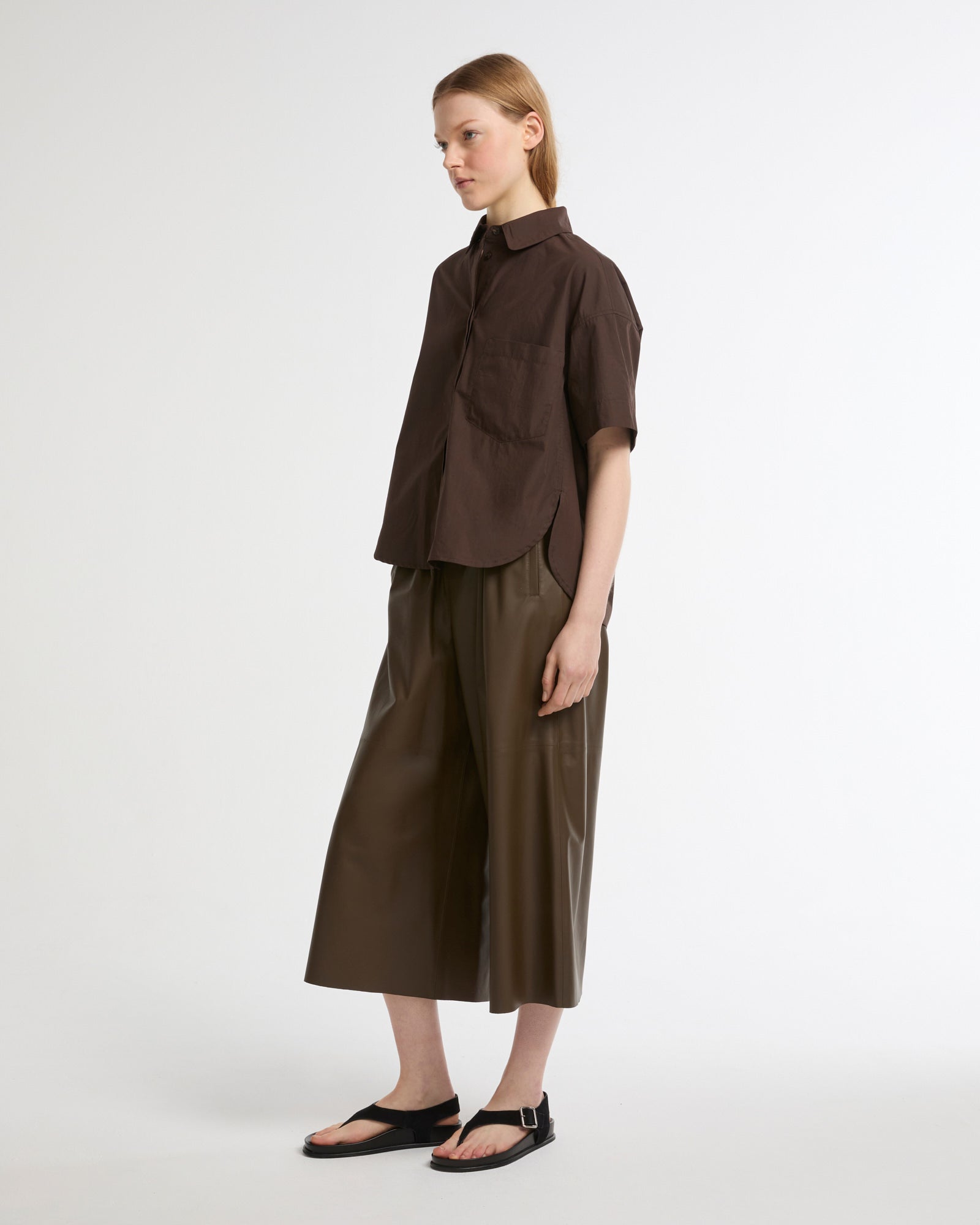 Culottes in fine lamb leather -Yves Salomon - New spring summer collection