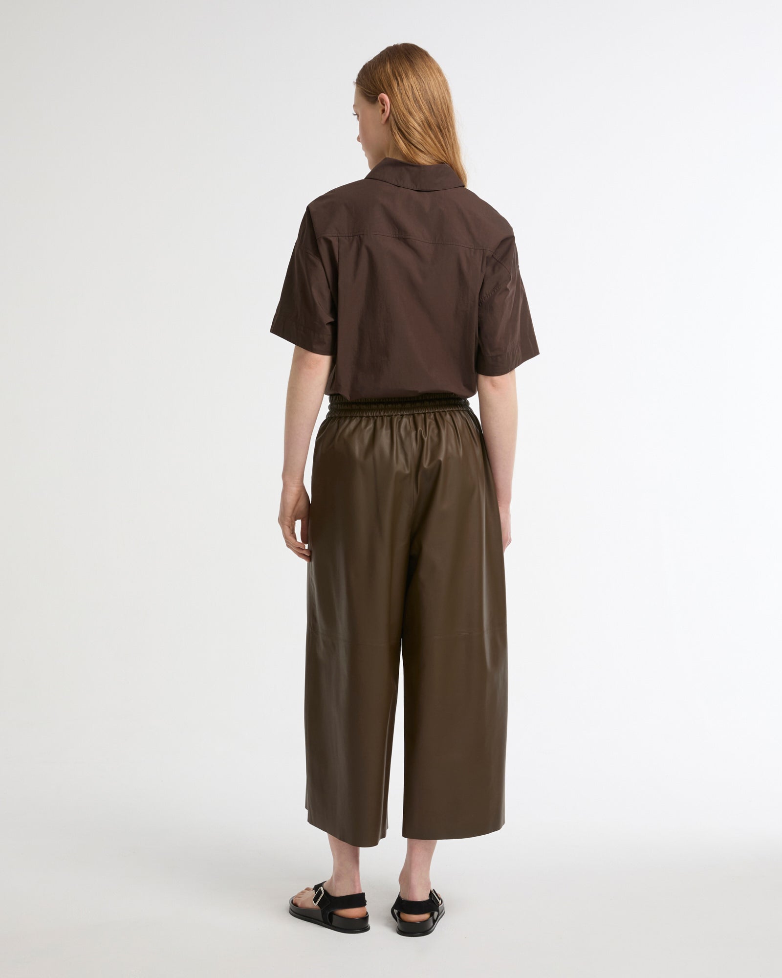 Culottes in fine lamb leather -Yves Salomon - New spring summer collection