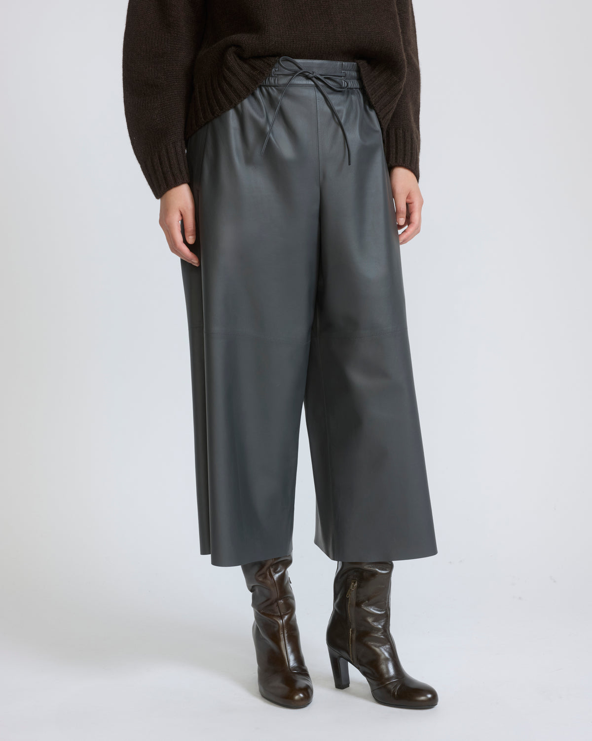 Culottes in fine lamb leather - Yves Salomon - New Fall/Winter Collection