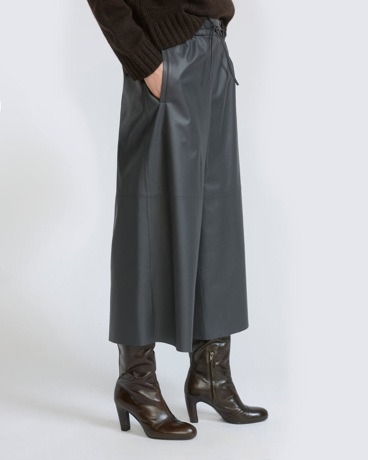 Culottes in fine lamb leather - Yves Salomon - New Fall/Winter Collection